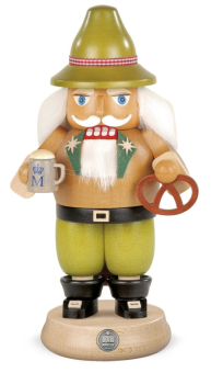 Müller Seiffen Nussknacker Bayer auf dem Oktoberfest 23 cm